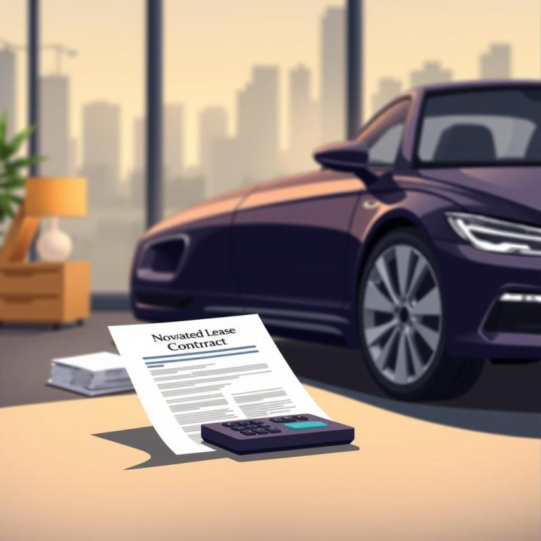 novated lease and tax