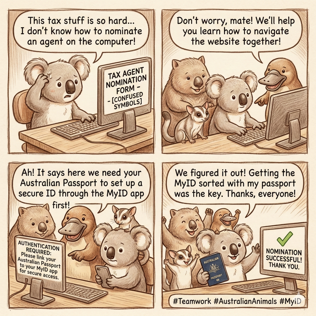 nominate a tax agent KA 1