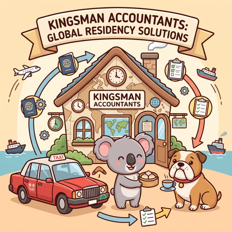 Cartoon animals promoting accounting services